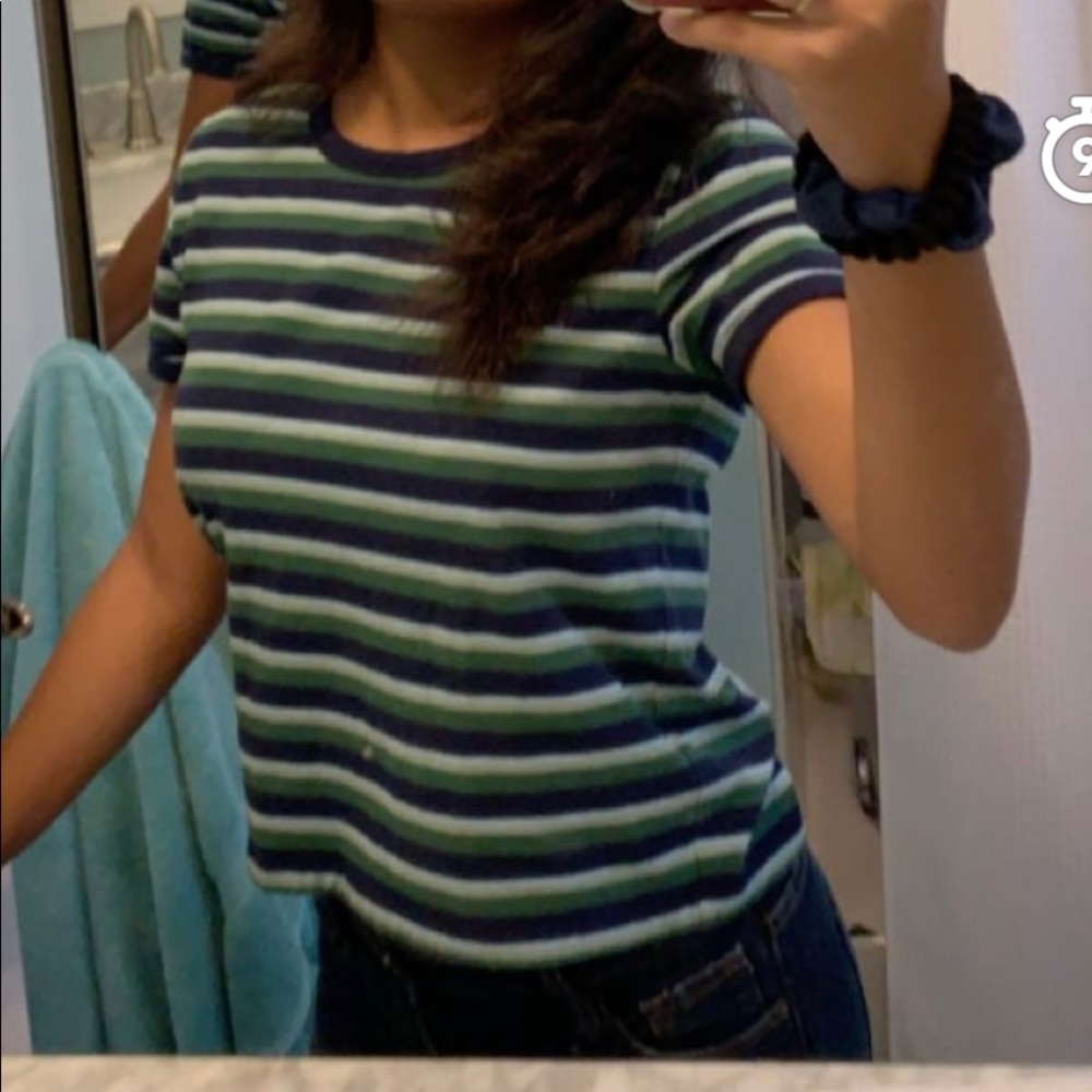 90 Style Stripped Top